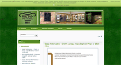 Desktop Screenshot of muzeum.chelm.pl