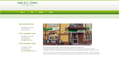 Desktop Screenshot of halo.chelm.pl
